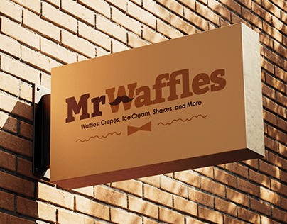 Mr Waffles Brand Identity