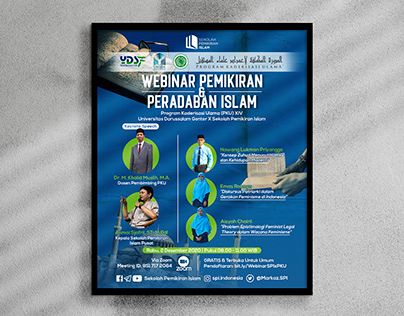 Project thumbnail - Webinar Pemikiran & Peradaban Islam Poster