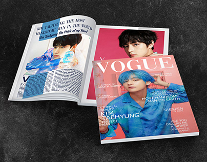Kim Taehyung Magazine Design