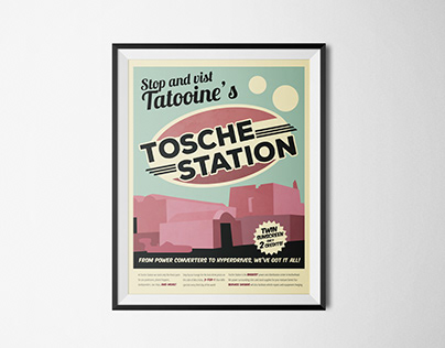 Tosche Station Vintage Inspired Ad