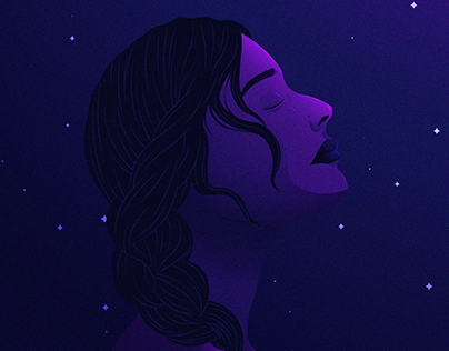 Up in the Stars | Vector Illustration
