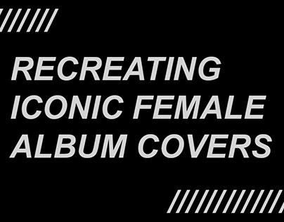 recreating iconic female album covers