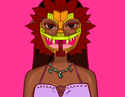 Quetzalcoatl God Mask