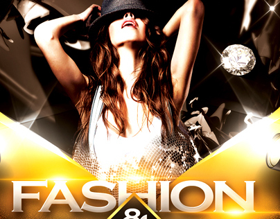 Fashion and Fame Party Flyer