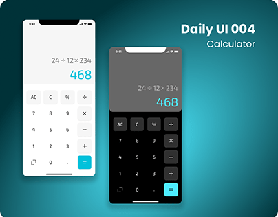 Calculator - (UI Challenge 004)