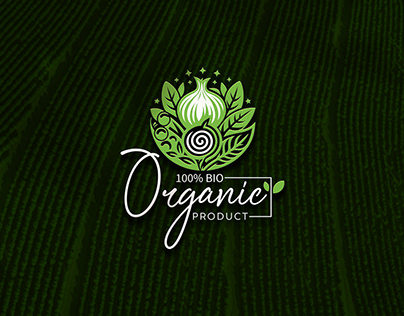 "100% Bio Organic" Logo Design