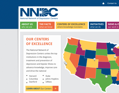 National Network of Depression Centers Web Development