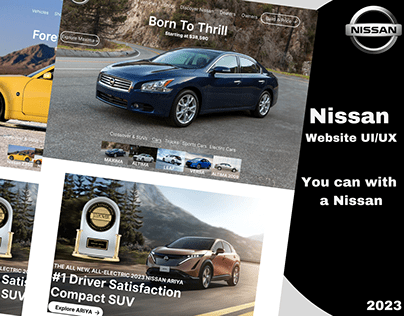Nissan Website Re-Design Ui/Ux