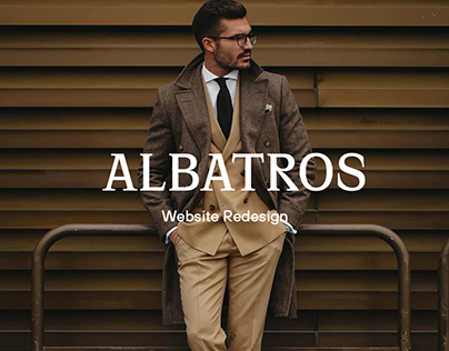 Albatros E-Commercial website design. UI/UX
