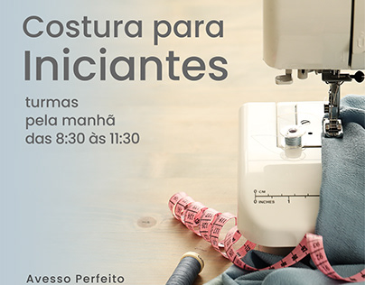 Avesso Perfeito Sewing Course Advertisements