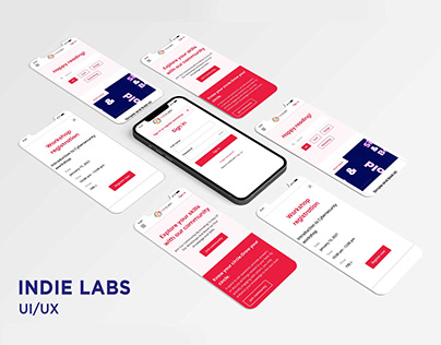 INDIELABS - UI/UX Design for Workshop Application