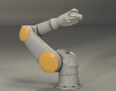 TX200 6 Axis Robot: Test animation render (WIP)