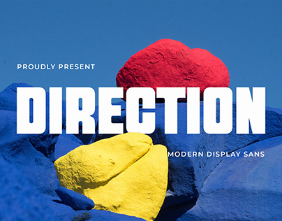FREE FONT || Direction – Modern Display Sans