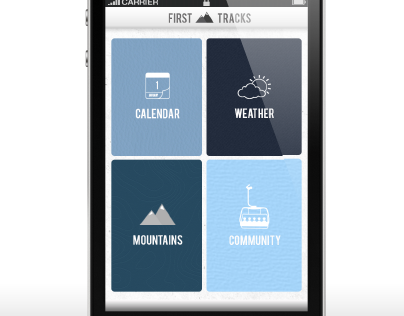 Snowboarding App: First Tracks