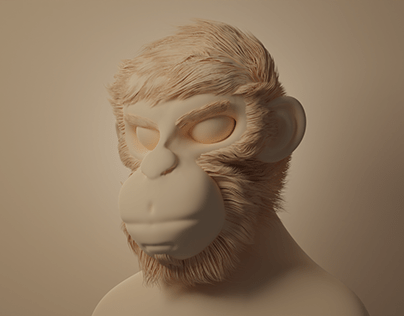 3D Sculpting - Ape
