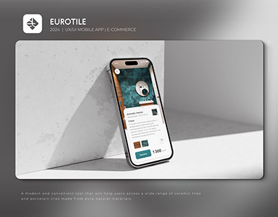 E-commerce Mobile app UI Design | Nature porcelain tile