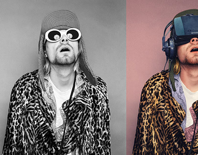 Colorization Kurt Cobain