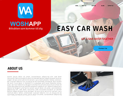 Online Car Washing Shop