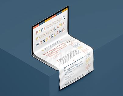 Paper Plane Wonderland - Blog Interface Design 纸飞机乐园部落格