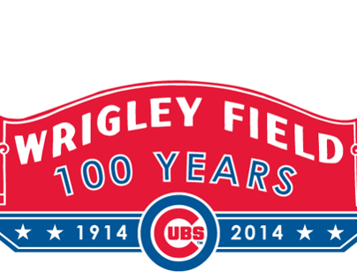 Wrigley Field 100 Year Anniversary Logo