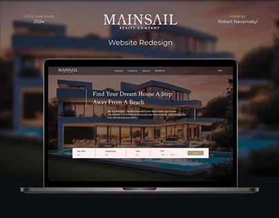 Mainsail Company Website Redesign