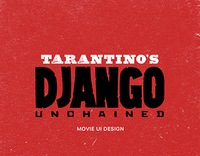 UI / UX Movie Django Unchained