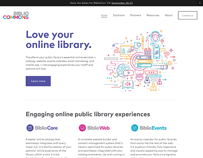 Online public library full website