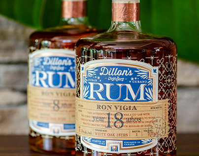 Dillon's Rum Brand & Label Design