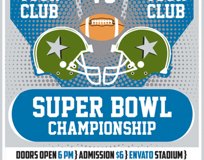 Super Bowl Championship Flyer