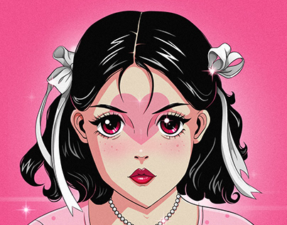 Pink anime girls