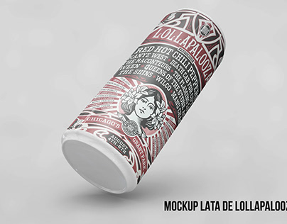 Mockup Lata Lollapaloza