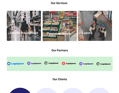 Landing page for B2B eCommerce: Wholesale Marketplace