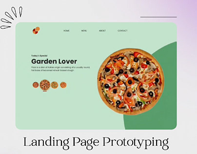 Project thumbnail - Landing page prototyping for a website in Figma!