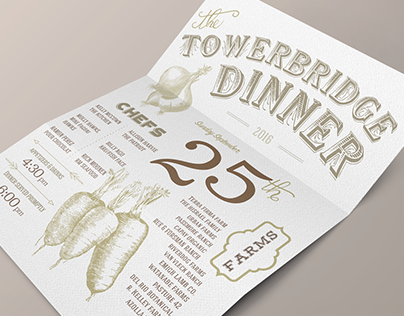 Tower Bridge Dinner Invitation