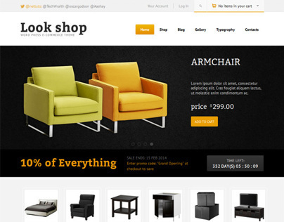 Lookshop, Premium WordPress Furniture eCommerce Theme