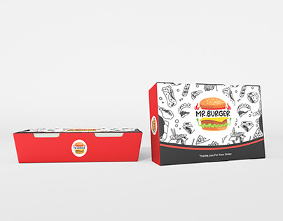 packaging design for mr.burger