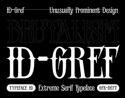 ID Gref Typeface