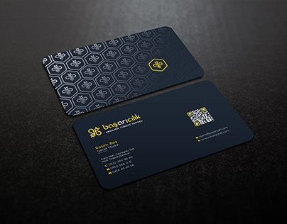 Modern, minimalist, luxury business card design