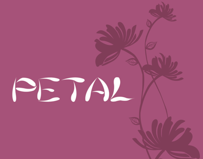 Typography Project 'Petal'