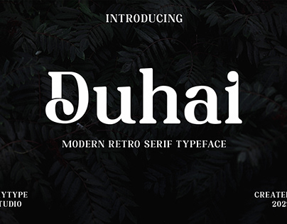 Duhia - Retro Serif Font