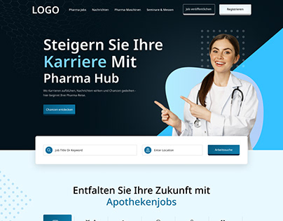 Pharmacy Job Portal Website Design