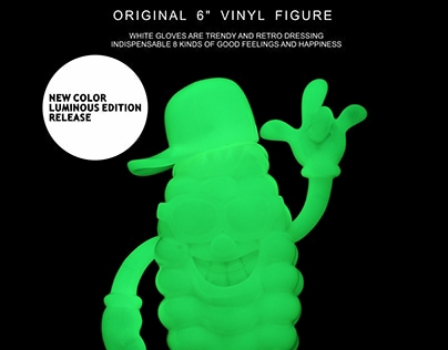 POP CORN Vinyl Toy – Luminous Limited Edition