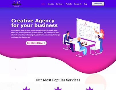 Graphic Design Services Base Website Design