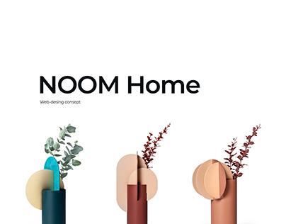NOOM Home (web-design concept)