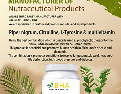 Top Third-Party Manufacturer Of Nutraceuticals