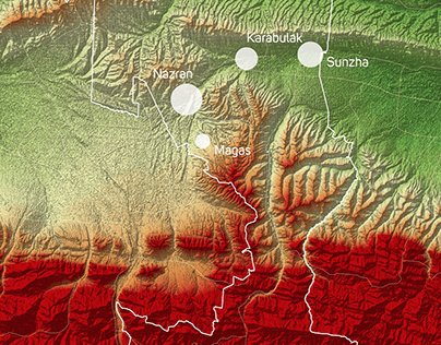 Карта рельефа