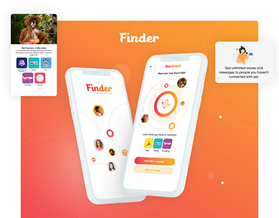 Social network app for finding friends by interests