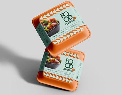 Takeaway Food Container Mockup