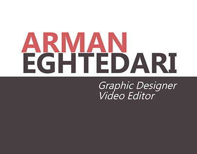 Arman Eghtedari Portfolio 2022