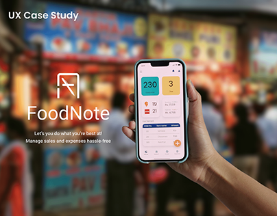 UX Case Study for FoodNote